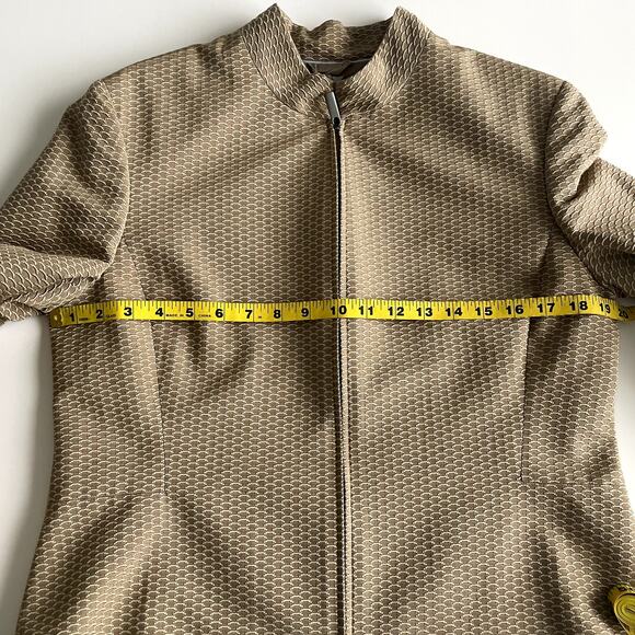 NWT Zanella Textured Full Zip Women's Jacket Blazer Size 8 Made in Italy - Picture 15 of 16